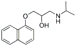 DL-PROPRANOLOL Struktur