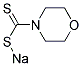 MORPHOLINE-4-CARBODITHIOIC ACID ANION SODIUM SALT Struktur