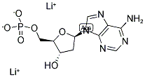 2'-DEOXYADENOSINE-5'-MONOPHOSPHATE, DILITHIUM SALT Struktur