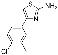 2-AMINO-4-(4'-CHLORO-3'-METHYL)PHENYLTHIAZOLE Struktur