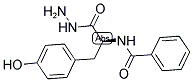 N-BENZOYL-L-TYROSINE HYDRAZIDE Structure