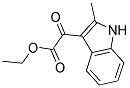 (2-METHYL-1H-INDOL-3-YL)-OXO-ACETIC ACID ETHYL ESTER Struktur