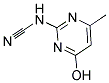 2-CYANOAMINO-4-HYDROXY-6-METHYLPYRIMIDINE Struktur