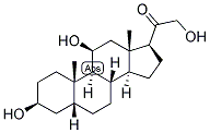 5-BETA-PREGNAN-3-BETA, 11-BETA, 21-TRIOL-20-ONE Struktur