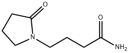 2-OXO-1-PYRROLIDINEBUTYRAMIDE Struktur