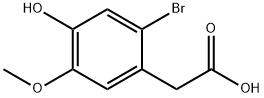 2-BROMO-4-HYDROXY-5-METHOXYPHENYLACETIC ACID price.