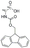 N-FMOC-(GLYCINE-UL-14C) Struktur