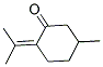 5-METHYL-2-(1-METHYLETHYLIDENE)CYCLOHEXANONE Struktur