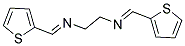 N-(2-THIENYLMETHYLENE)-N-(2-[(2-THIENYLMETHYLENE)AMINO]ETHYL)AMINE Struktur