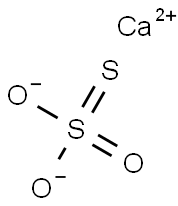 CALCIUM THIOSULFATE Struktur