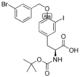 BOC-3-I-TYR(3-BRBZL)-OH Struktur