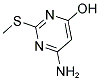 4-AMINO-2-(METHYLTHIO)-6-PYRIMIDINOL Struktur