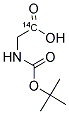 N-T-BOC-GLYCINE, [1-14C] Struktur