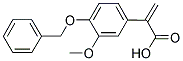 2-(4-BENZYLOXY-3-METHOXYPHENYL)ACRYLIC ACID Struktur