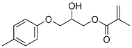 3-(4-METHYLPHENOXY)-2-HYDROXYPROPYL METHACRYLATE Struktur