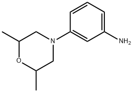 4-(2,6-DIMETHYLMORPHOLINO)ANILINE Struktur