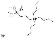 N-TRIMETHOXYSILYLPROPYL-N,N,N-TRI-N-BUTYLAMMONIUM BROMIDE Struktur