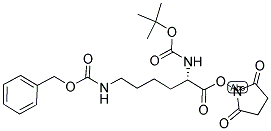 BOC-LYS(Z)-OSU Struktur