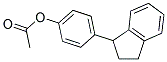 P-(1-HYDRINDYL)PHENYL ACETATE Struktur