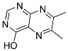 6,7-DIMETHYL-4-PTERIDINOL Struktur