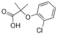 2-(O-CHLOROPHENOXY)-2-METHYL-PROPIONIC ACID Struktur