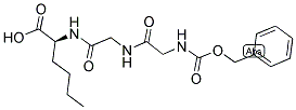 Z-GLY-GLY-NLE-OH Struktur