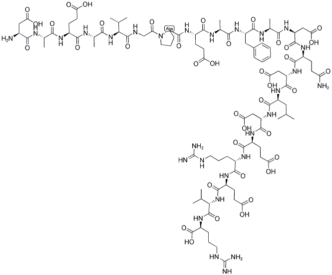 MAGAININ SPACER PEPTIDE Struktur