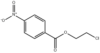 4-NITRO-BENZOIC ACID 2-CHLORO-ETHYL ESTER Struktur