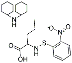 N-O-NPS-DL-NORVALINE DICYCLOHEXYLAMMONIUM SALT Struktur