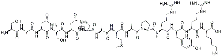 (TYR12)-SOMATOSTATIN-28 (1-14) Struktur