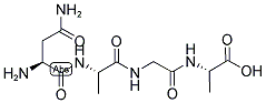 ASN-ALA-GLY-ALA Struktur