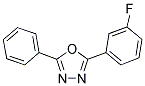 2-(3-FLUOROPHENYL)-5-PHENYL-1,3,4-OXADIAZOLE Struktur