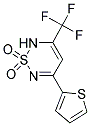 5-(2-THIENYL)-3-(TRIFLUOROMETHYL)-2H-1,2,6-THIADIAZINE-1,1-DIONE Struktur