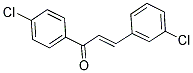 3-(3-CHLOROPHENYL)-1-(4-CHLOROPHENYL)PROP-2-EN-1-ONE Struktur