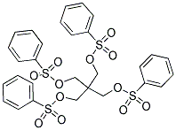 2,2-BIS(HYDROXYMETHYL)-1,3-PROPANEDIOL TETRABENZENESULFONATE Struktur