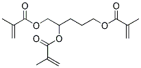 1,2,5-PENTANETRIOL TRIMETHACRYLATE Struktur