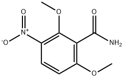 2,6-DIMETHOXY-3-NITROBENZAMIDE Struktur