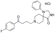 8-[4-(4-FLUOROPHENYL)-4-OXOBUTYL]-1-PHENYL-1,3,8-TRIAZASPIRO[4,5]DECAN-4-ONE HYDROCHLORIDE Struktur