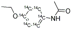 4'-ETHOXY ACETAMIDE, [RING-14C(U)] Struktur