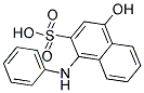 ANILINO-4-HYDROXY-2-NAPHTHALENESULFONIC ACID Struktur