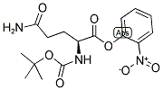 BOC-GLN-O-NITROPHENYL ESTER Struktur