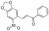 (6-NITROBENZO[1,3]-DIOXOL-5-YL)-1-PHENYL-PROPENE-1-ONE Struktur