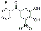 2'-FLUORO-3,4-DIHYDROXY-5-NITROBENZOPHENONE Struktur