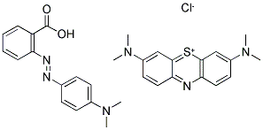 METHYL RED-METHYLENE BLUE Struktur