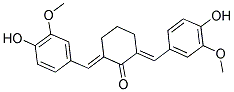 2,6-DIVANILLYLIDENECYCLOHEXANONE Struktur