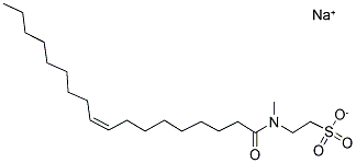 SODIUM-N-METHYL-N-OLEYL TAURATE Struktur