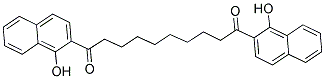 1,10-BIS-(1-HYDROXY-2-NAPHTHYL)-1,10-DECANEDIONE Struktur