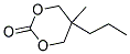 5-METHYL-5-PROPYL-1,3-DIOXAN-2-ONE Struktur