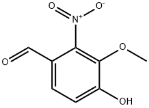 4-HYDROXY-3-METHOXY-2-NITROBENZALDEHYDE Struktur