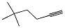 5,5-DIMETHYL-1-HEXYNE Struktur